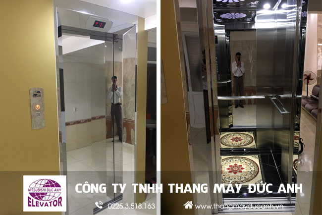 cải tạo thang máy khách sạn 450kg tại Hải Phòng