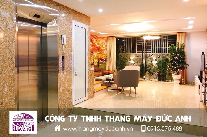 lắp đặt thang máy biệt thự đẹp