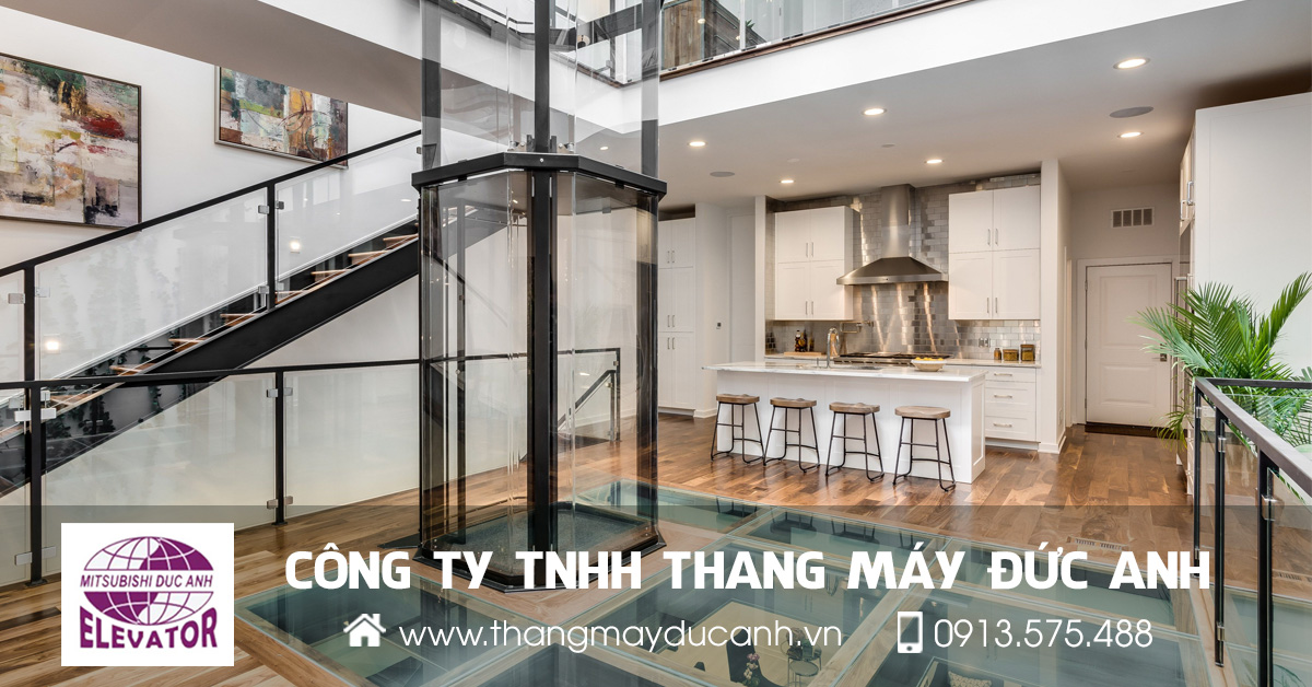 thang máy lồng kính đẹp, giá tốt tại Ninh Bình