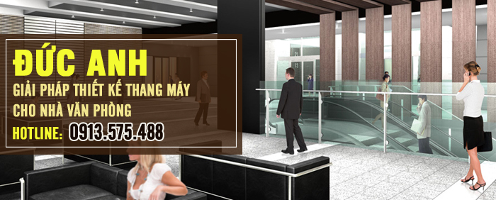 Thiết kế thang máy văn phòng