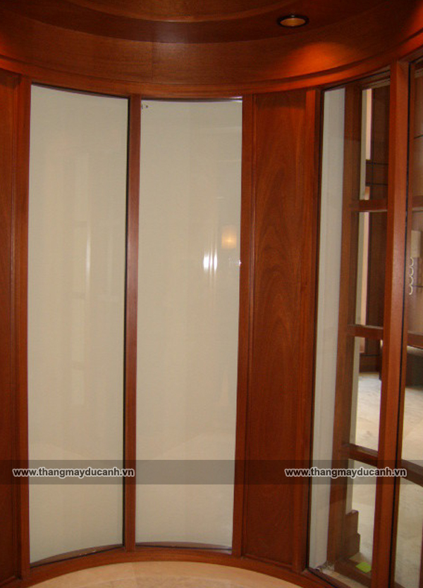 Thang máy ốp gỗ Hà Nam đẹp