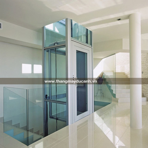Thang máy lồng kính biệt thự