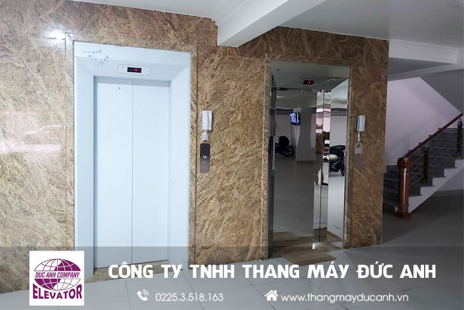 Lắp đặt 02 thang máy văn phòng 750kg vận hành nhóm tại Hải Phòng