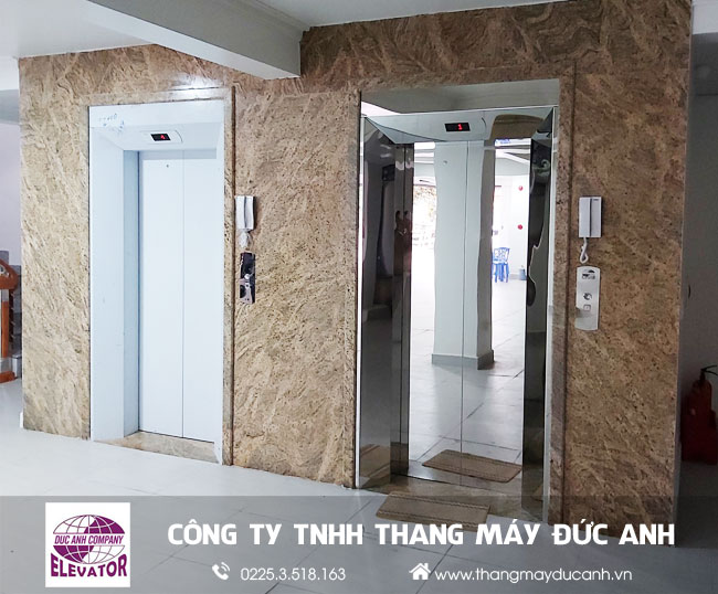 Lắp đặt 02 thang máy văn phòng 750kg vận hành nhóm tại Hải Phòng