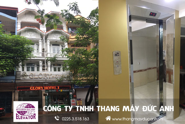 cải tạo thang máy khách sạn 450kg tại Hải Phòng