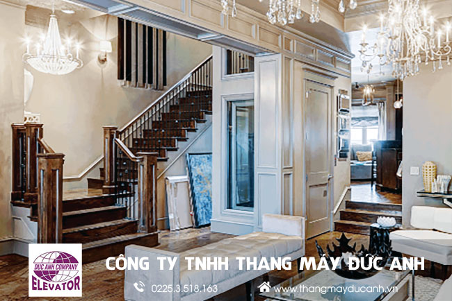 thang máy biệt thự đẹp tại hưng yên