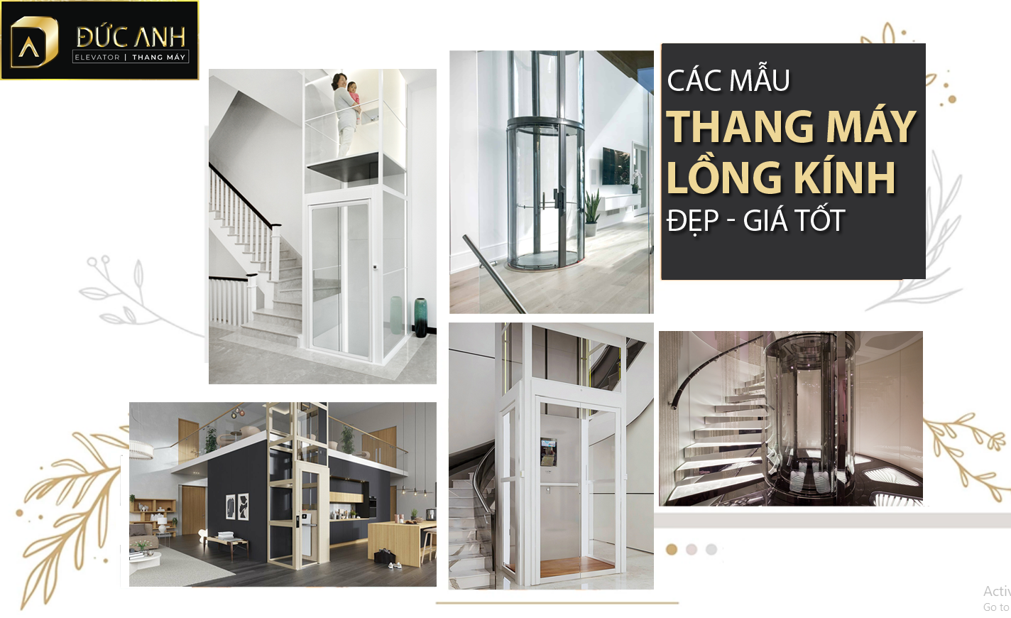 10+ mẫu thang máy lồng kính đẹp, sang trọng tại Thang Máy Đức Anh