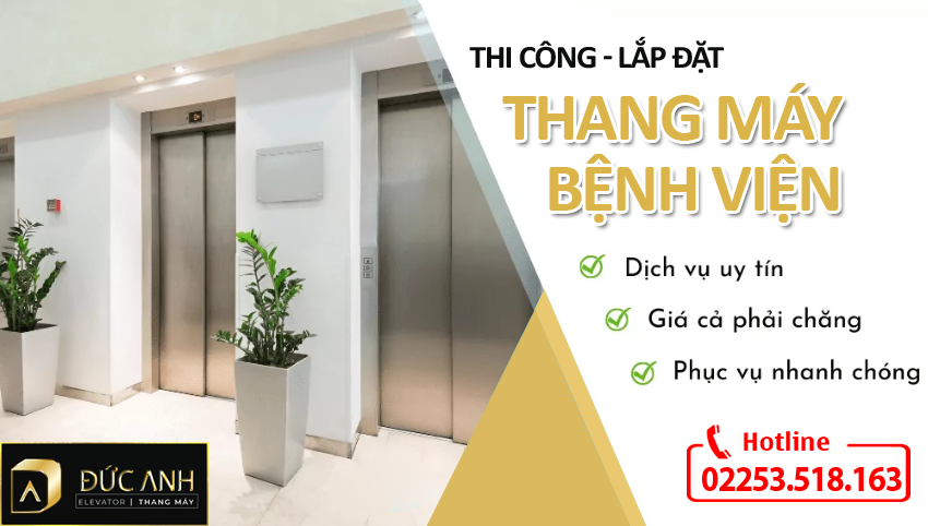 Thang máy bệnh viện an toàn, bền bỉ, chất lượng tại Quảng Ninh