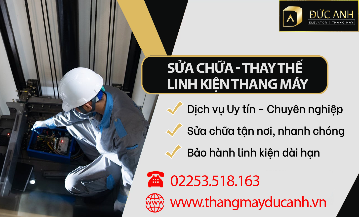 Sửa chữa, thay thế linh kiện thang máy uy tín Hải Phòng