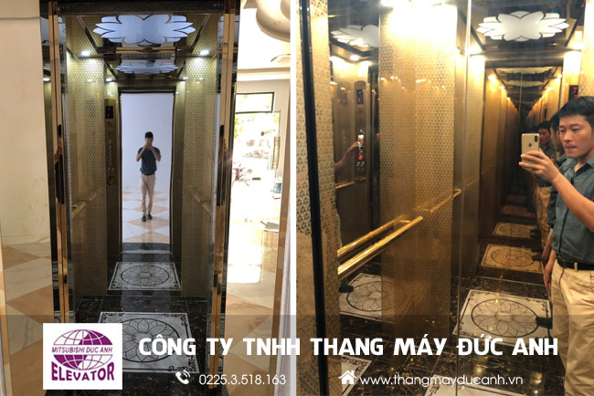 dự án thực tế lắp đặt thang máy tải khách tại hạ long