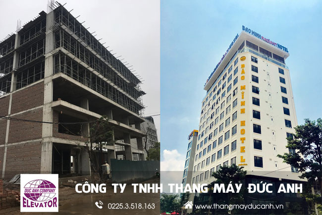 lắp đặt thang máy khách sạn 900kg tại Quảng Ninh