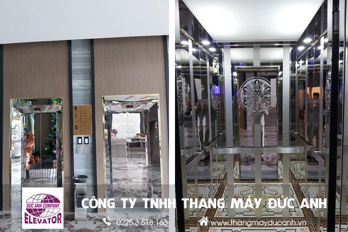 lắp đặt thang máy khách sạn 750kg tại hải phòng