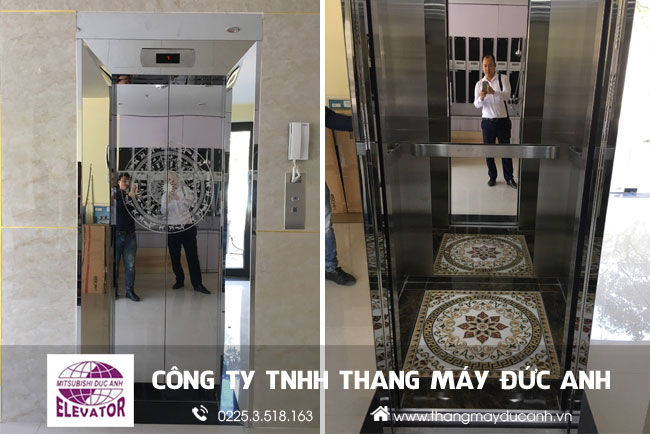 lắp đặt thang máy tải khách 450kg tại hưng yên