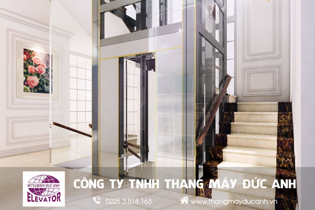 thang máy biệt thự đẹp 2019