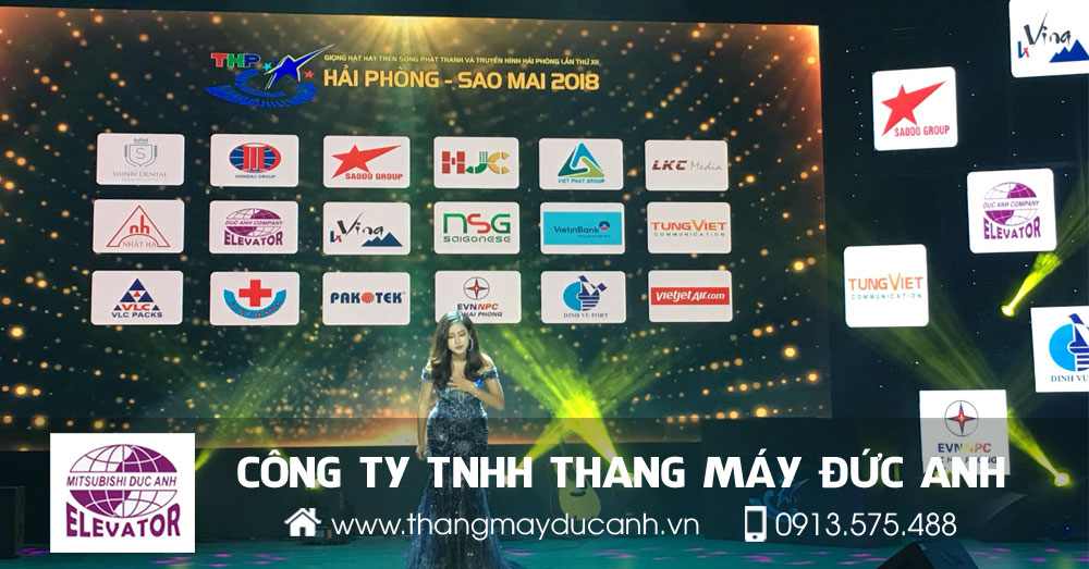 thang máy đức anh tài trợ hải phòng sao mai 2018