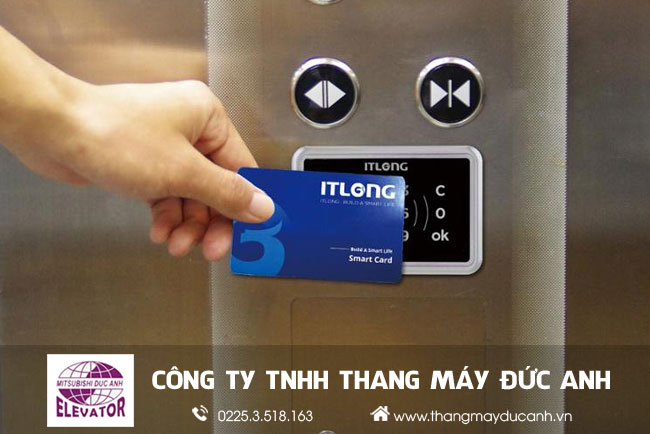 thẻ từ thang máy dùng để kiểm soát thang máy