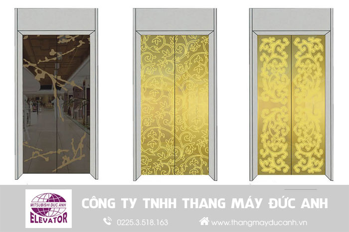 mẫu cửa tầng thang máy đẹp