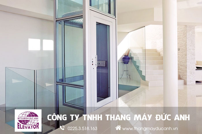 mẫu thang máy kính gia đình đẹp 