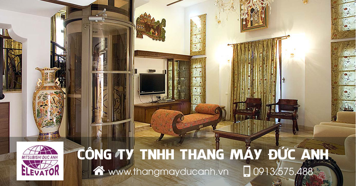 thang máy biệt thự đẹp tại quảng ninh