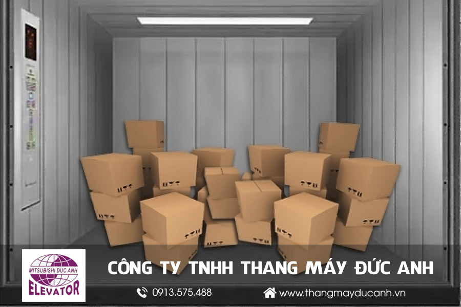 mẫu thang máy tải hàng đẹp