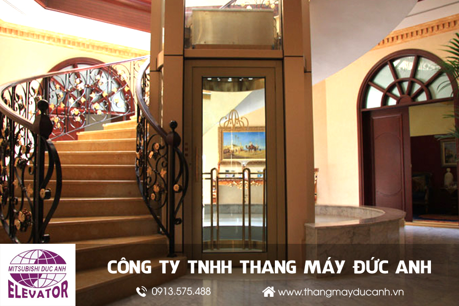 thang máy biệt thự đẹp