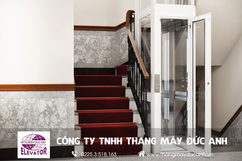 kích thước thang máy gia đình hitachi